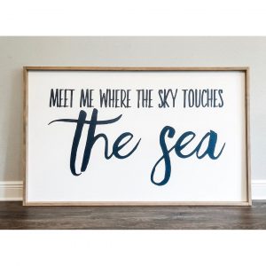 meet me where the sky touches the sea square